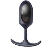 HEAVY HITTERS Premium Silicone Plug Anal Alourdi - Grand, Noir