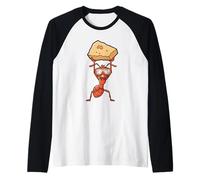 Heavy Lifter Puissant Fourmi Haltérophile Gym Cadeau Homme Femme Manche Raglan
