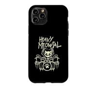 Heavy Metal Chat Batteur Batterie Headbanger Chats Coque pour iPhone 11 Pro