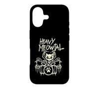 Heavy Metal Chat Batteur Batterie Headbanger Chats Coque pour iPhone 17