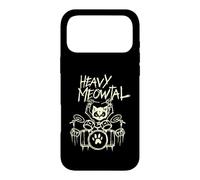 Heavy Metal Chat Batteur Batterie Headbanger Chats Coque pour iPhone 17 Pro Max