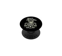 Heavy Metal Chat Batteur Batterie Headbanger Chats PopSockets PopGrip Adhésif