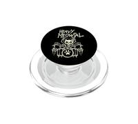 Heavy Metal Chat Batteur Batterie Headbanger Chats PopSockets PopGrip pour MagSafe