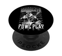 Heavy Metal Chicken Rooster Eggdeath Tour Guitariste Musicien PopSockets PopGrip Adhésif