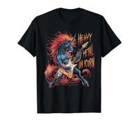 Heavy Metal Licorne Musique Rock Cadeau Humour Compte De Fée T-Shirt