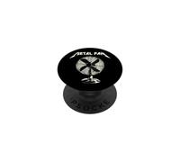 Heavy Metal Muscle Man Vintage Graphic Band Rock PopSockets PopGrip Adhésif