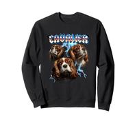 Heavy Metal Rock Band Cavalier King Charles Spaniel Lover Sweatshirt