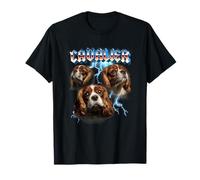 Heavy Metal Rock Band Cavalier King Charles Spaniel Lover T-Shirt