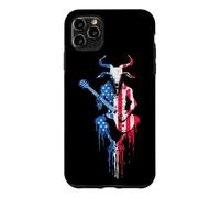 Heavy Metal Rock Music Band Drapeau américain USA Drip Graffiti Coque pour iPhone 11 Pro Max