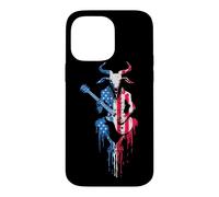 Heavy Metal Rock Music Band Drapeau américain USA Drip Graffiti Coque pour iPhone 14 Pro Max