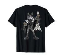 Heavy Metal Wolf avec guitare électrique T-Shirt