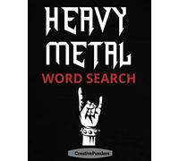 Heavy Metal Word Search: Metal Music Bands and Songs Puzzle Book