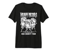 Heavy Metals Bande de Chimie périodique des éléments T-Shirt Haut de Gamme