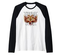 Heavy Metals Drummer Skeleton Drums Or Die Manche Raglan