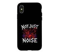 Heavy Metals Guitarist Not Just Noise Coque pour iPhone X/XS