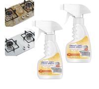 Heavy oil Cleaner,120ml Heavy Oil Grease Removal Spray and Multi-Purpose Cleaners,Foam Cleaner Spray,Kitchens Grease cleaner,For kitchen,Household,Stove (2pcs)