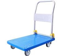 HeavyDu Chariot de lit pliable à plat avec freins Camion à main portable avec roues pour faciliter et déplacer efficacement les charges lourdes