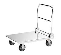 HeavyDu Chariot pliable multifonction avec roues Chariot polyvalent pour déplacer et transporter facilement des marchandises Perfe pour le shopping en plein air et Sto