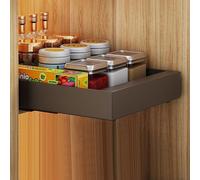 HeavyDutyPull OutCabinetOrganizerSlideOutDrawerShelfwithAdhesiveStripsforKitchenStorageSpiceRackOrganizerSpace SavingSolution
