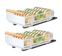 HeavyDutyPullOutSpiceRackOrganizerwithHandles&DripTraySlideOutVerticalStorage for Kitchen Cabinet&PantryMaximizeSpace & EasyAccess