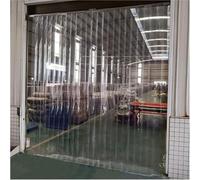 HeavyDutyPVC StripCurtain forzerRoomCouvre-porte en vinyle transparent imperméable Industriel pour magasins et usines 165 x 280 cm