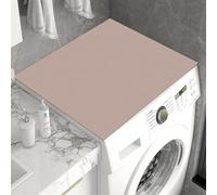 Heavyoff Housse de Machine à Laver, 137x70cm Housse Machine a Laver, Protection Machine a Laver Universelle, Antidérapant Tapis Dessus de Machine à Laver pour Machine Laveuse ou Sécheuse, Rose