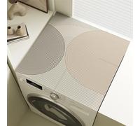 Heavyoff Housse de Machine à Laver 137x70cm, Housse Machine a Laver, Protection Machine a Laver Universelle, Antidérapant Tapis Dessus de Machine à Laver pour Machine Laveuse ou Sécheuse, Style 1
