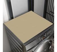 Heavyoff Housse de Protection pour Machine à Laver Top 137x70cm Antidérapant Tapis de Dessus de Machine Laver Couverture Universelle, Kaki