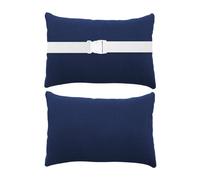 Heavyoff Oreiller de Chaise Longue, Appuie-Tête de Chaise Longue Bain de Soleil Coussin Oreiller de Transat pour Chaises Pliantes, Bleu Marine