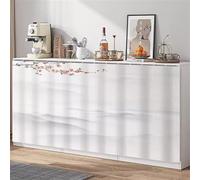 Heavyoff Rideau De Cuisine Court Rideaux Courts pour Salle De Bain Et Cuisine Chambre Rideaux Courts pour Petites Fenêtres, Style 14, 60x70cm