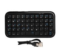 Heayzoki Clavier Bluetooth, Clavier Bluetooth Portable à Batterie au Lithium Rechargeable pour Tablette IPhone4 / iOS 1/2/AIR/Android, Mini Clavier Bluetooth avec Distance de Transmission