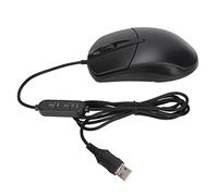 Heayzoki Souris D'ordinateur, Souris Chauffante 3 Niveaux Réglable Noir Ergonomique Souris Chauffante Filaire 1600Dpi pour Windows pour Ordinateur de Bureau Système Os X