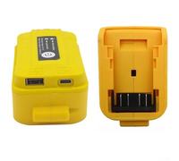 HEBEOT Adaptateur USB pour batterie Dewalt pour DCB203 DCB180 pour batterie au lithium DCB200 18 V (B)