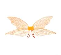 HEBEOT Ailes de cigale colorées pour fête costumée, ailes d'elfe, pratiques à porter (orange), KPUICV0B4OU693Y1A169VDSR