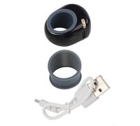 HEBEOT Bague de comptage intelligente avec affichage LED et construction ABS, compteur électronique portable pour un suivi précis des loisirs, des événements, des prières ou des stocks, léger (noir)