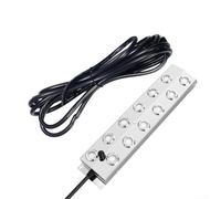 HEBEOT Brumisateur nébuliseur à 12 têtes avec une capacité de 9000 ml pour les effets de brouillard de jardin et d'événement, câble d'alimentation de 5 m, avec arrêt automatique pour une utilisation