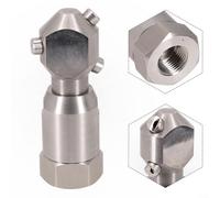 HEBEOT Buse de pulvérisation rotative à 360 degrés en acier inoxydable 304 - 3,5 cm - Haute température jusqu'à 177 °C - Fonctionne sous 5 bars - Pour la transformation des aliments et le réservoir