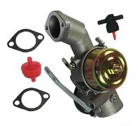 HEBEOT Carburateur haute performance pour moteurs 491026 281707 491031 490499 avec interrupteur direct Construction métallique pour tondeuse à gazon Argenté