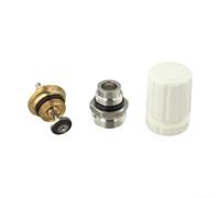 HEBEOT Collecteur de chauffage au sol - Valve de retour automatique pour panneau de contrôle de température électrique - Filetage M30 x 1,5 - Réglage manuel facile - Volant ABS pour Smart (A)