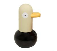 HEBEOT Distributeur automatique de savon en mousse à induction avec capteur infrarouge sans contact - Matériau ABS - Capacité de 400 ml - Batterie rechargeable 1800 mAh - Jolie forme de canard - Pour