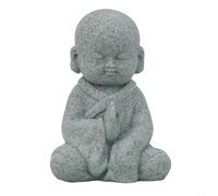 HEBEOT Enchanting See Hear Speak No Evil Bouddha Moines symbolisant l'harmonie et l'unité (C)
