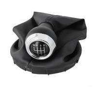 HEBEOT Housse de pommeau de levier de vitesse manuelle à 6 vitesses en cuir pour Mini Cooper R56 2006-2012 R55 2007-2013