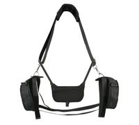 HEBEOT Housse de protection, sangle antidérapante pour JBL Boombox3 avec une poignée antidérapante et deux housses latérales pour voyage camping 28 x 18 x 2 cm