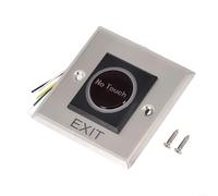 HEBEOT Interrupteur sans contact - Bouton poussoir de sortie tactile - En acier inoxydable - Bouton poussoir intérieur pour sortir - Interrupteur sans contact (EC102)