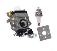 HEBEOT Kit carburateur haute performance modèle 3300-4P pour l'optimisation du moteur avec construction en métal robuste et installation facile avec 3 pièces finition argentée