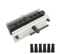 HEBEOT Kit de gabarit de cheville auto-centrant, kit de gabarit de cheville auto-centrant avec bagues de guidage de perçage, outils électriques pour le travail du bois, gabarits d'accessoires pour