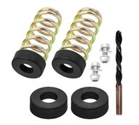 HEBEOT Kit de ressort de siège de compression et capuchon pour tracteur TS142, remplace 283516 422127-4 pour pièces de tondeuse à gazon, comprend boulons, écrous, rondelles, poignée de forage pour