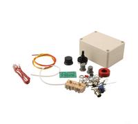 HEBEOT Kit de tuner d'antenne manuel pour radio jambon QRP 1-30 MHz T-Type réseau LED VSWR Indicateur 15 W RF Puissance Q9 Interface 30-300 Ohm Impédance Correspondance DIY Soudure requise