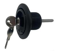 HEBEOT Loquet de compartiment en plastique pour bateaux Skeeter - Pour SK01 Bass Hardware 91050347 - Noir - 4,1 cm - Découpe marine - Avec 2 clés