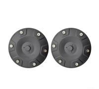 HEBEOT Lot de 2 disques de coupe de rechange pour Mammotion Yuka 1500 2000 3000 - pour plaques de disque de qualité supérieure pour robot tondeuse à gazon, fournitures d'entretien de jardin, noir